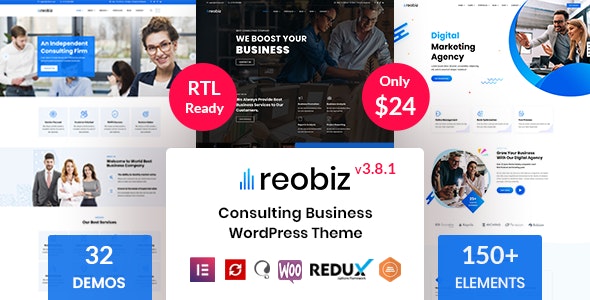[GET] Nulled Reobiz v3.8.1 - Consulting Business WordPress Theme