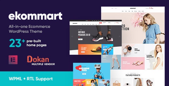 [GET] Nulled Ekommart v3.5.0 - All-in-one eCommerce WordPress Theme