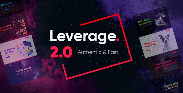 [GET] Nulled Leverage v2.0.7 - Creative Agency & Portfolio WordPress Theme