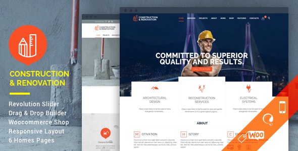 [GET] Nulled Construction v18.1 - Construction Building Company WordPress Theme