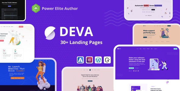 [GET] Nulled Deva v1.0.5 - 30+ Landing Pages WordPress Theme